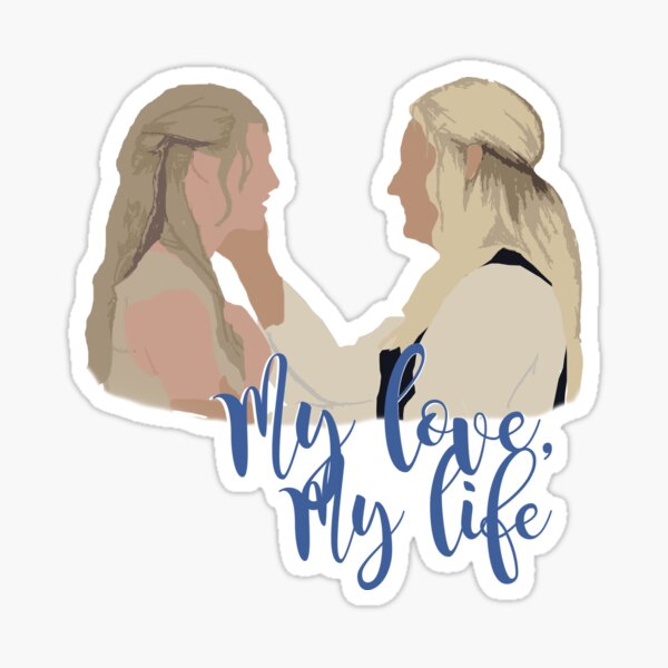 Mamma Mia My Love My Life Sticker For Sale By Gobroadway Redbubble