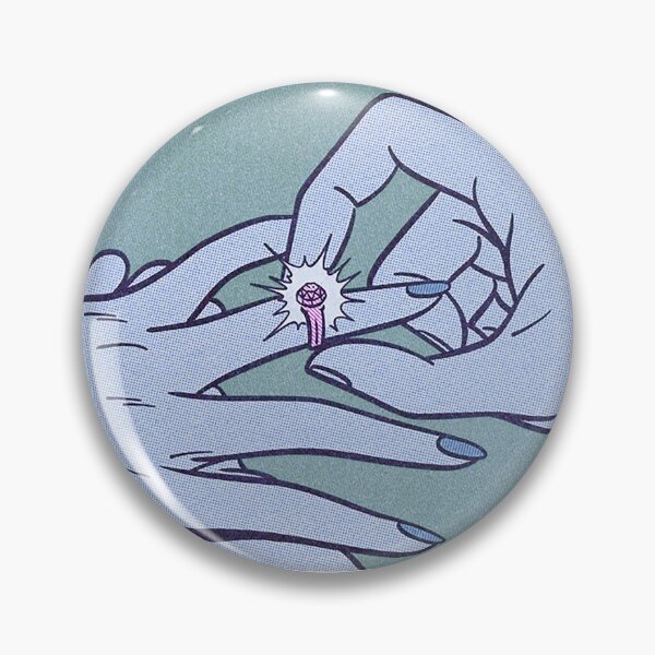 Item preview, hand with ring - Roy Lichtenstein pastel goth edits designed and sold by TrezeTreze.