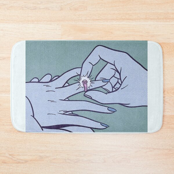 Item preview, hand with ring - Roy Lichtenstein pastel goth edits designed and sold by TrezeTreze.