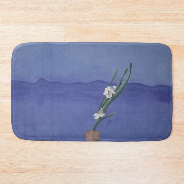 Item preview, Poster mount fuji and flowers print designed and sold by nicholaswaldrop.