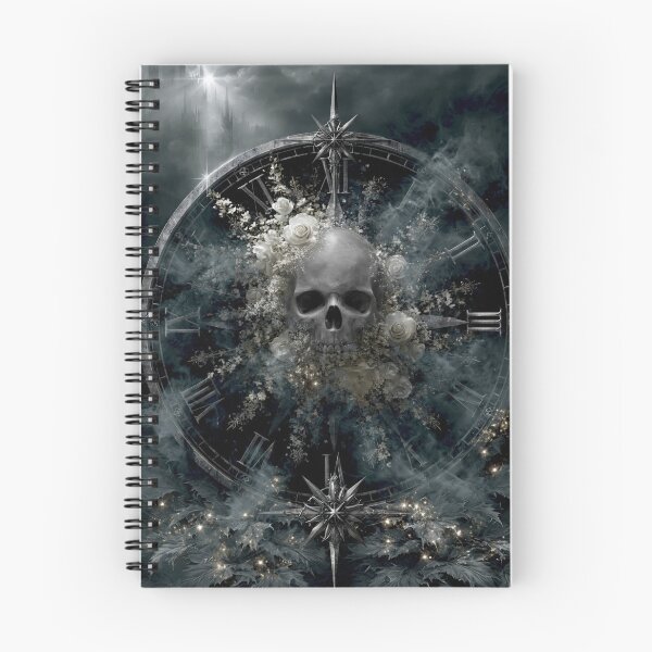 Item preview, Memento Mori Floral Skull designed and sold by DutteArt.