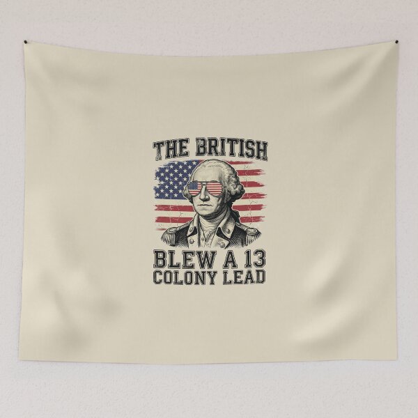 Item preview, The British Blew A 13 Colony Lead -  250 Years USA Independence Day designed and sold by dudelinart.