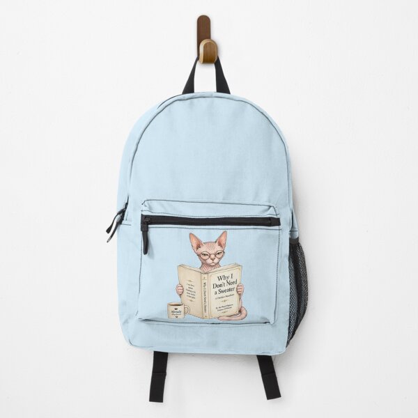 Item preview, Funny Sphynx Cat Book Lover Gift designed and sold by Gentlestate.