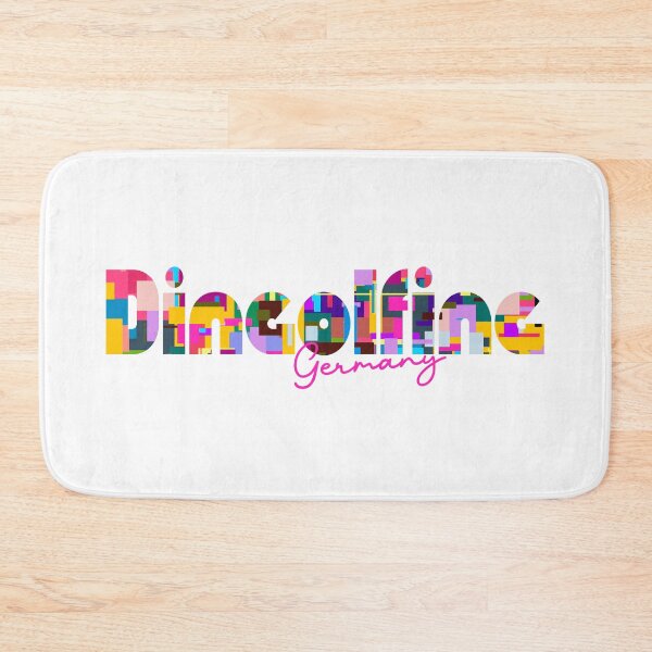 Item preview, Dingolfing, Germany, Vibrant Abstract City Typography Art designed and sold by Wanderful-roads.