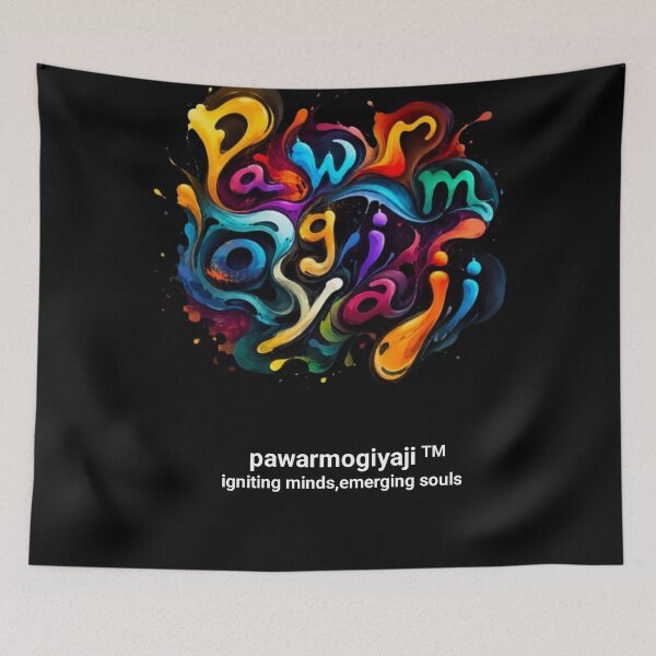 Item preview, Colorful Psychedelic Paint Swirl Pawarmogiyaji Graphic Art designed and sold by Pawar1999.