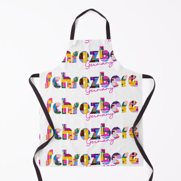 Item preview, Schrozberg, Germany, Vibrant Abstract City Typography Art designed and sold by Wanderful-roads.
