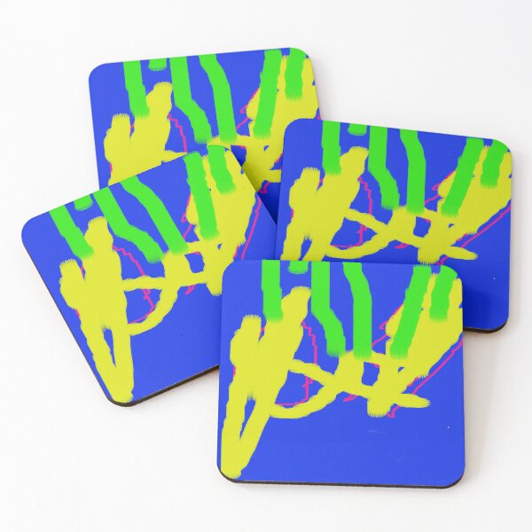 Item preview, Green, yellow and red on the blue background designed and sold by Dniprianka.