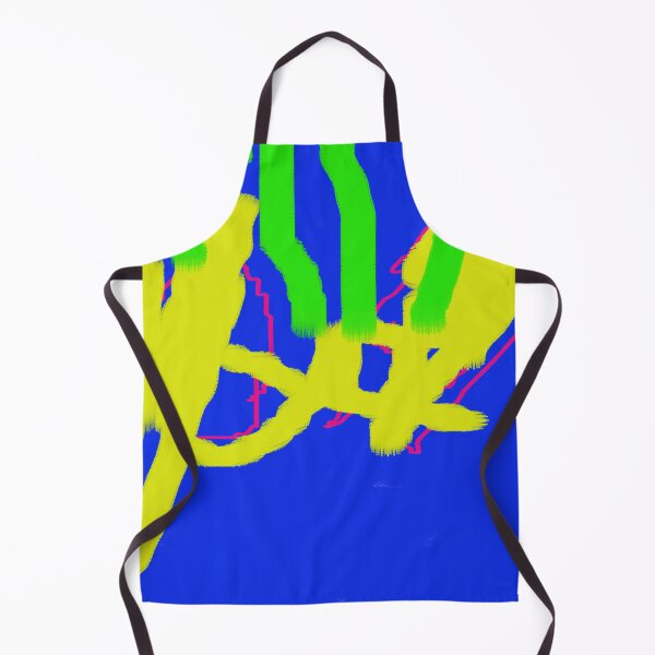 Item preview, Green, yellow and red on the blue background designed and sold by Dniprianka.