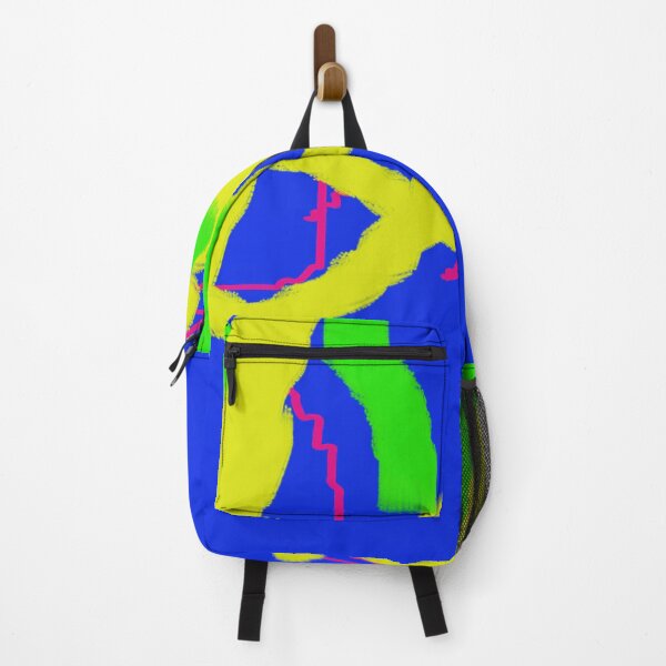 Item preview, Green, yellow and red on the blue background designed and sold by Dniprianka.
