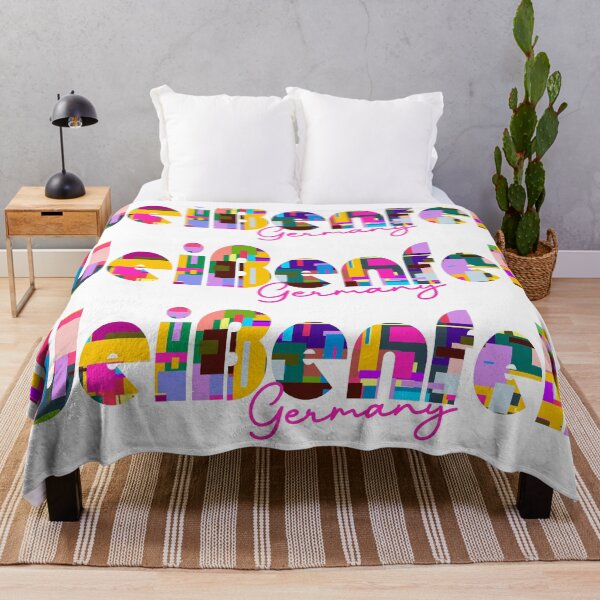 Item preview, Weißenfels, Germany, Vibrant Abstract City Typography Art designed and sold by Wanderful-roads.
