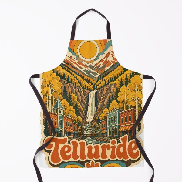 Item preview, Telluride USA Travel Souvenir - Retro Illustration designed and sold by VisualArtsOasis.