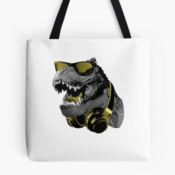 Item preview, Cool T-Rex Dinosaur Sunglasses Headphones Music designed and sold by marke770.