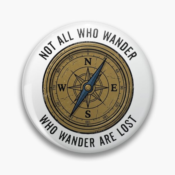 Item preview, Vintage Compass Wanderer Minimalist Art Style designed and sold by Yellowriversss.