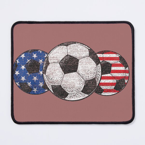 Item preview, USA Soccer Ball Vintage American Flag Patriotic Football Sports Fan T-Shirt designed and sold by 3liegy.