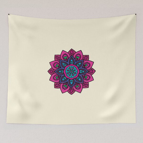 Item preview, Folk Mandala designed and sold by CharlottePlaceArt.