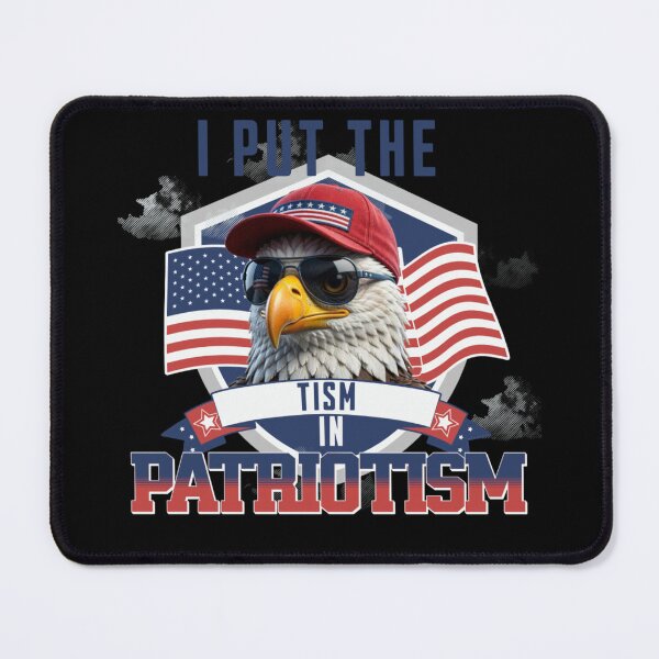 Item preview, I Put The Tism in Patriotism Athletic Eagle designed and sold by TheEndDesign.