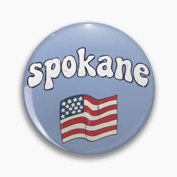Item preview, Spokane Washington Cute Pastel Skyline designed and sold by HowToCanadian.