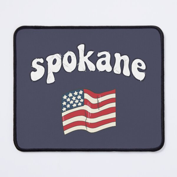 Item preview, Spokane Washington Cute Pastel Skyline designed and sold by HowToCanadian.