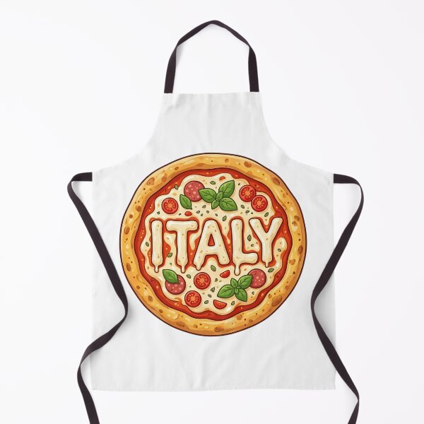 Item preview, Italy Pizza Illustration Cute Italian Food Graphic designed and sold by Ar0undTheW0rld.