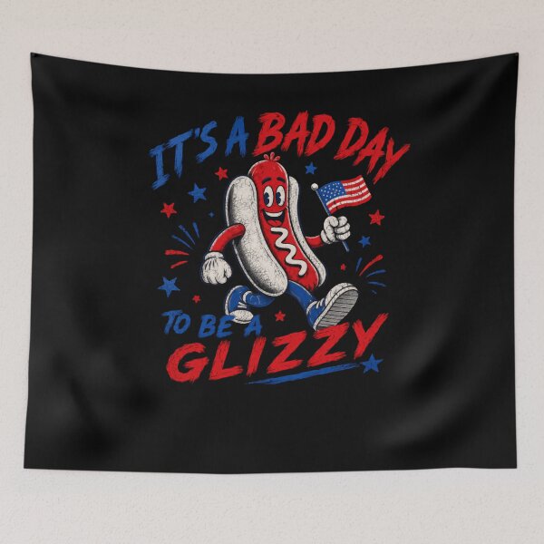 Item preview, It's A Bad Day To Be A Glizzy Hot Dog Lover Patriotic American Humor designed and sold by HumansStuck12.