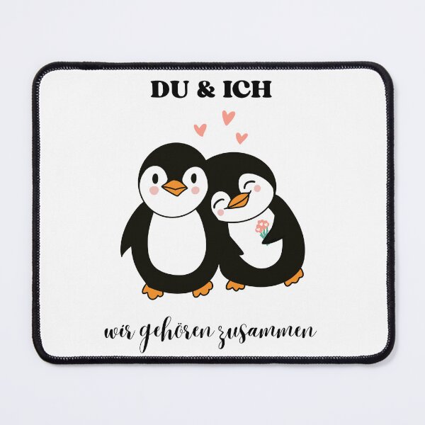 Item preview, You and I, we belong together – Sweet penguin love design designed and sold by PureHopeStudio.