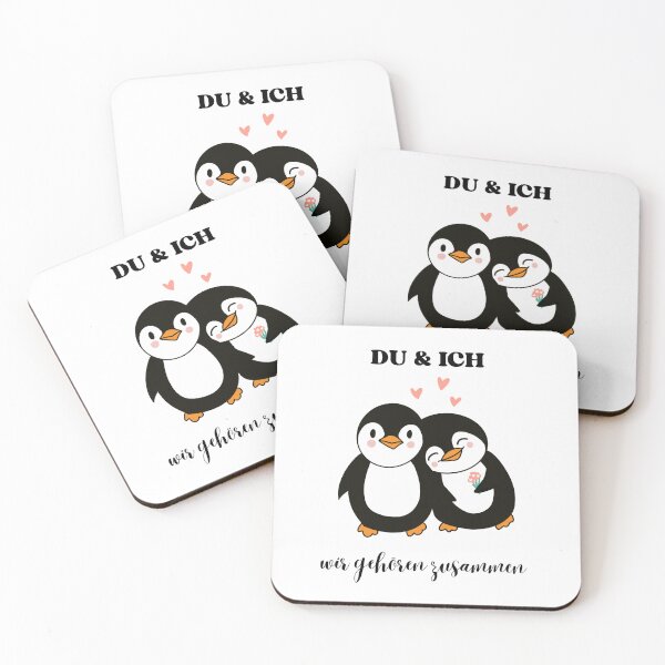 Item preview, You and I, we belong together – Sweet penguin love design designed and sold by PureHopeStudio.