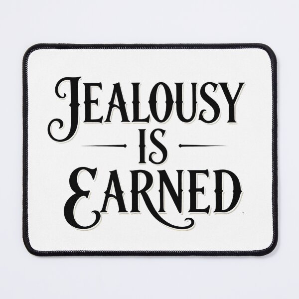 Item preview, Jealousy is earned designed and sold by LaughandLaugh.