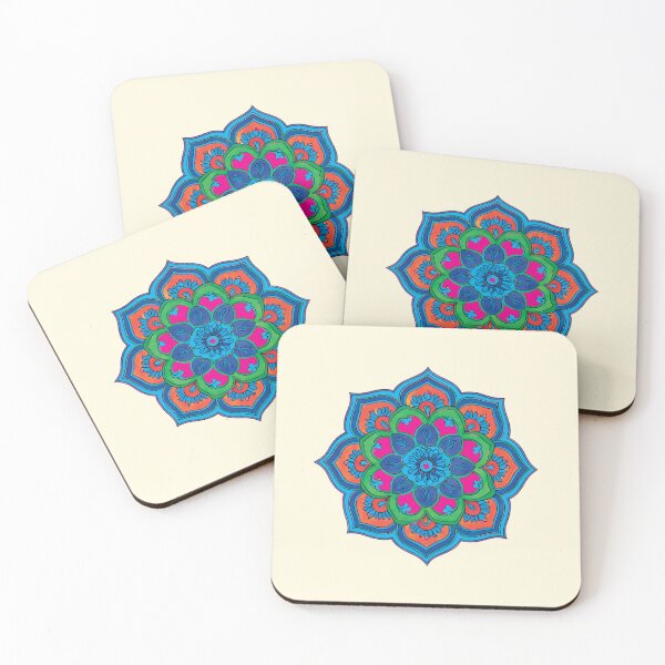 Item preview, Folk Mandala designed and sold by CharlottePlaceArt.