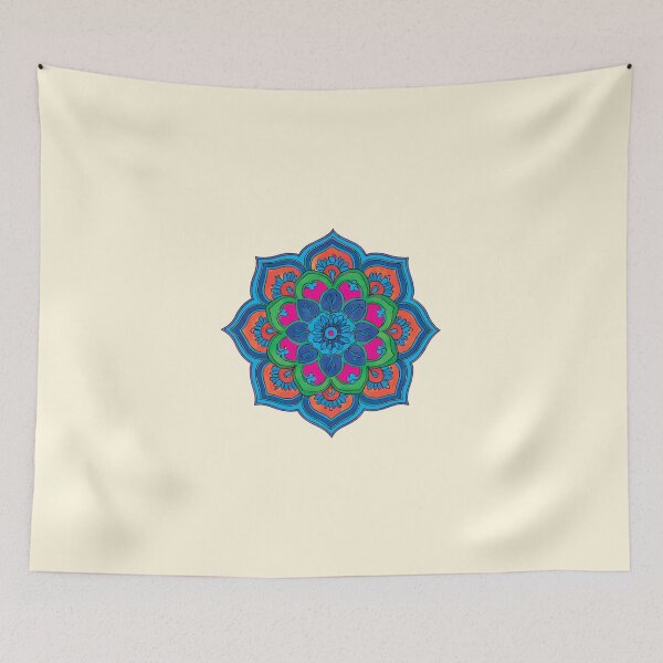 Item preview, Folk Mandala designed and sold by CharlottePlaceArt.