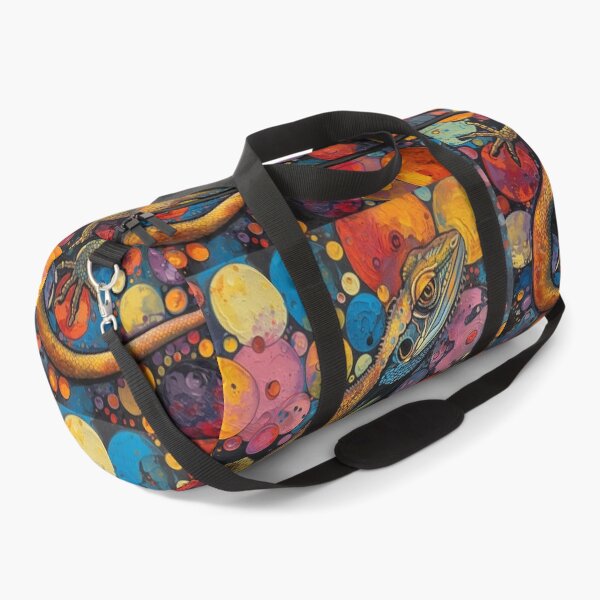 Item preview, Relaxing lizard on a colorful bubble designed and sold by Art70shop.
