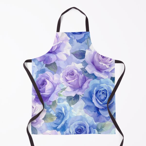 Item preview, Blue Purple Rose Flowers designed and sold by SeaStarAlex.