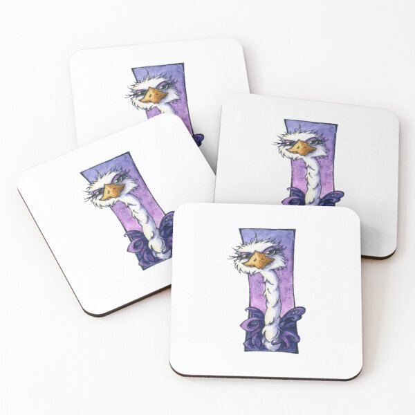 Item preview, Dreamy Ostrich With Lavender Eyes designed and sold by Palmwayapparel.