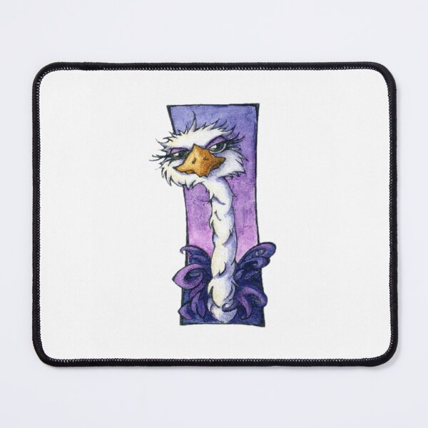 Item preview, Dreamy Ostrich With Lavender Eyes designed and sold by Palmwayapparel.