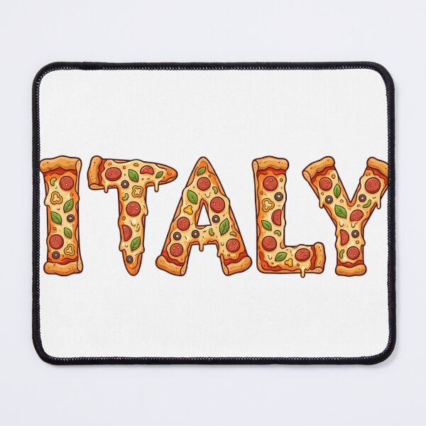 Item preview, Italy Pizza Letters Cute Italian Food Typography Graphic designed and sold by Ar0undTheW0rld.