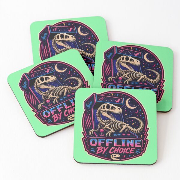 Item preview, Velociraptor Skeleton Print Arcade Offline By Choice designed and sold by logicfun.