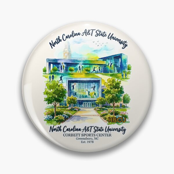Item preview, North Carolina AT State University Corbett Sports Center Watercolor Art designed and sold by EvergreenPark - Tee Studio.