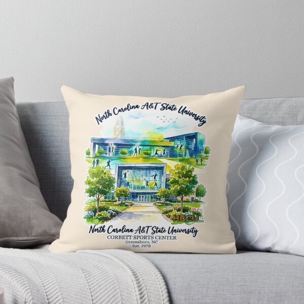 Item preview, North Carolina AT State University Corbett Sports Center Watercolor Art designed and sold by EvergreenPark - Tee Studio.