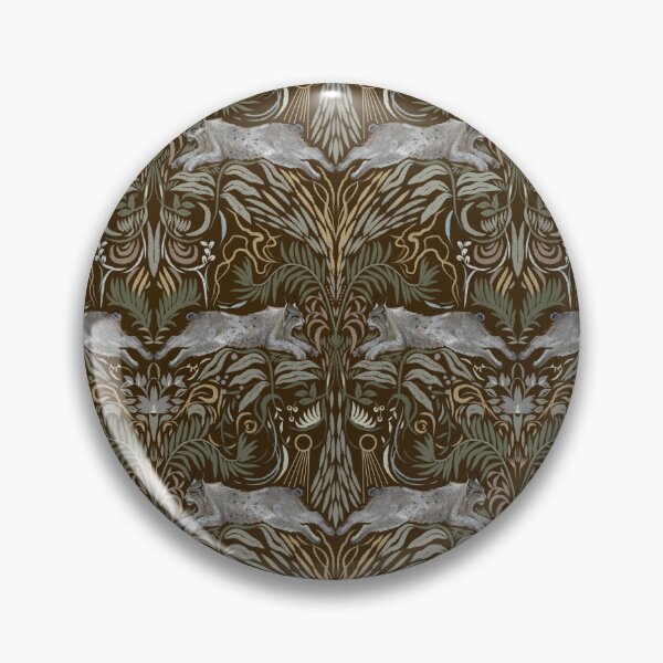 Item preview, Woodland Lynx Oil Painting Rustic Forest Wildlife Art designed and sold by SILVERAPPLE.