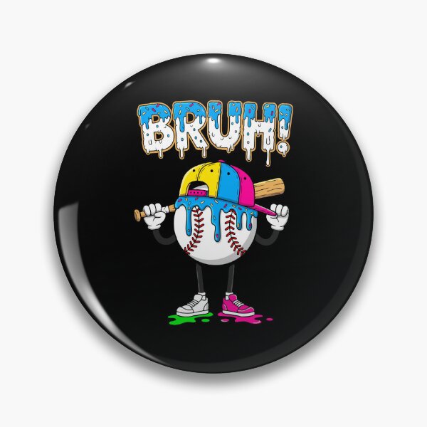 Item preview, Bruh Funny Baseball Player Sports Fan designed and sold by PopStars1993.