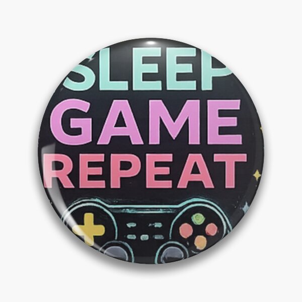 Item preview, Eat Sleep Game Repeat Funny Gamer Gaming Design designed and sold by JamalHashim.