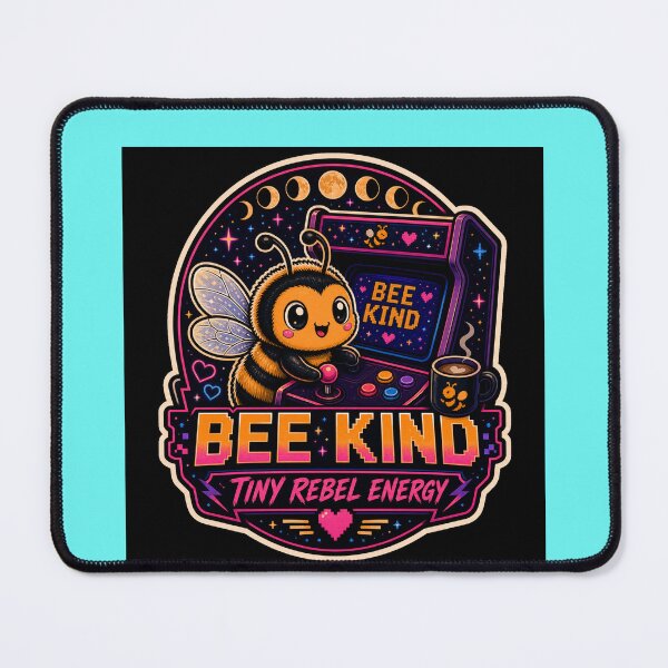 Item preview, bee kind Arcade Tiny Rebel Energy designed and sold by logicfun.