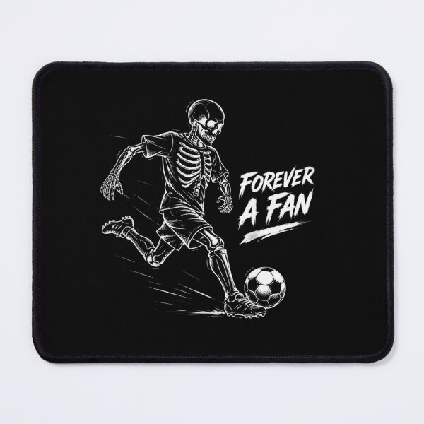 Item preview, Forever A Fan Football Skeleton | Soccer Skull Street Art designed and sold by DoneAndDusted.