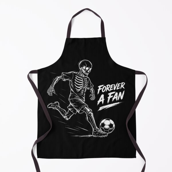 Item preview, Forever A Fan Football Skeleton | Soccer Skull Street Art designed and sold by DoneAndDusted.