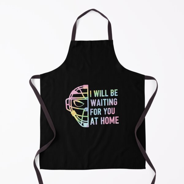 Item preview, I Will Be Waiting For You At Home Hockey Goalie Partner Fan designed and sold by PopStars1993.