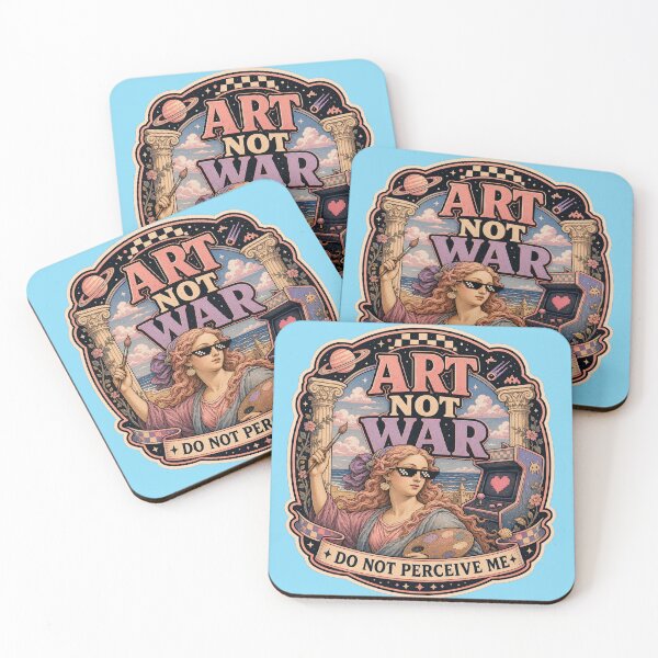 Item preview, ART NOT WAR Seaside Do Not Perceive Me designed and sold by logicfun.