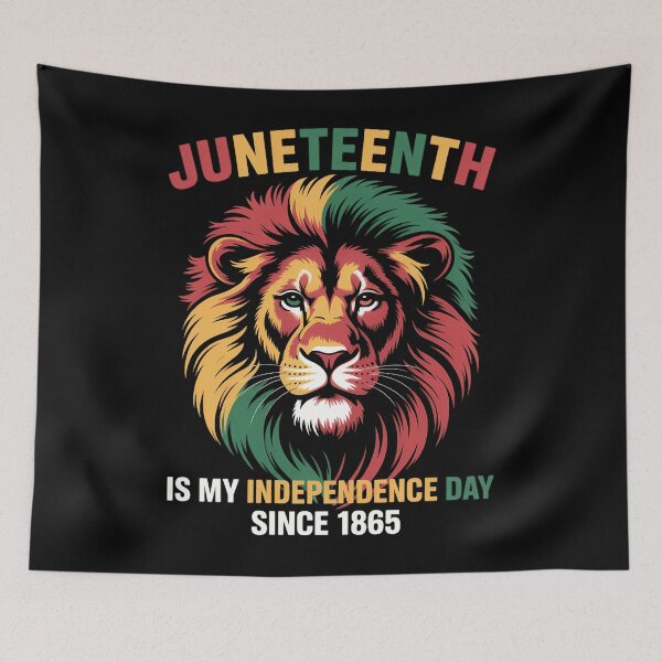 Item preview, Juneteenth Is My Independence Day Lion Free-ish Since 1865 designed and sold by sailorjessiArt.