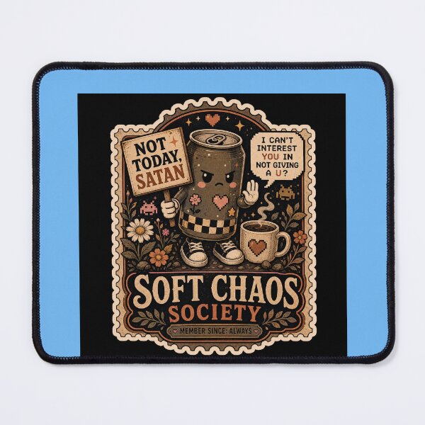 Item preview, "Not Today, Satan" Graphic Garden Soft Chaos Society designed and sold by logicfun.