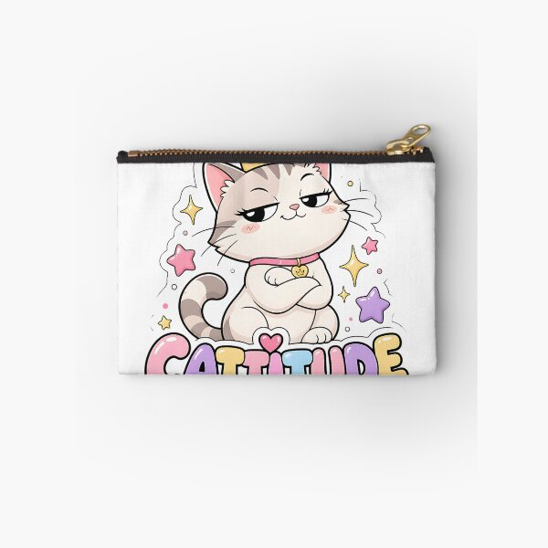 Item preview, Cattitude Cheeky Kawaii Cat with Crown designed and sold by BoosterShop.