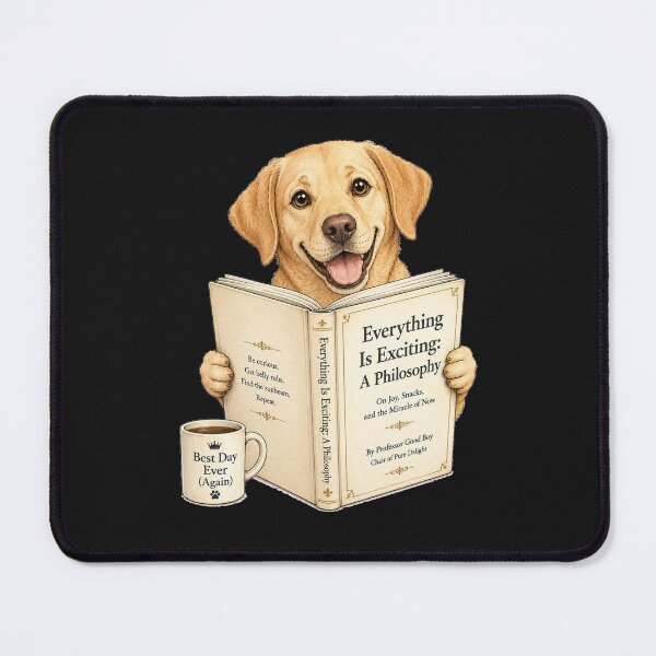 Item preview, Funny Yellow Labrador Book Lover Gift designed and sold by Gentlestate.