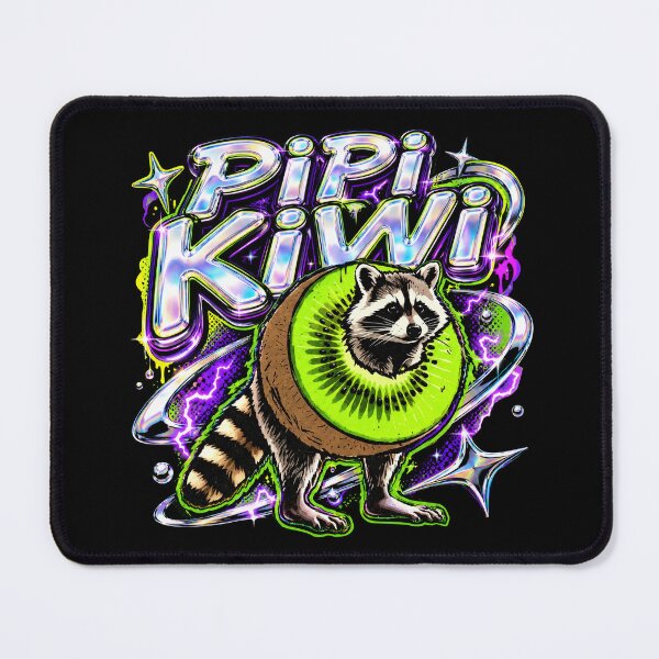 Item preview, PIPI Kiwi Character Raccoon Kiwi Italian Brainrot Meme Y2K designed and sold by Kitkin.